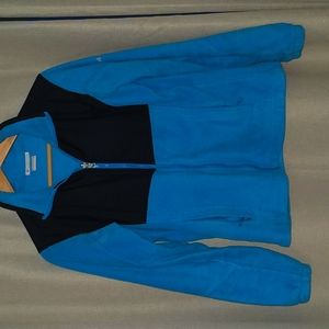Columbia Fleece Jacket Size Medium in Blue and Black